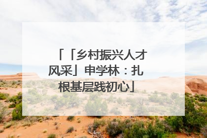 「乡村振兴人才风采」申学林：扎根基层践初心