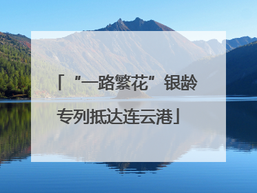 “一路繁花”银龄专列抵达连云港