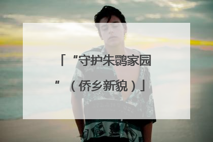 “守护朱鹮家园”（侨乡新貌）