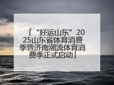 “好运山东”2025山东省体育消费季暨济南潮流体育消费季正式启动