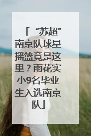 “苏超”南京队球星摇篮竟是这里？雨花实小9名毕业生入选南京队