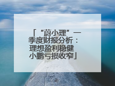 “蔚小理”一季度财报分析：理想盈利稳健 小鹏亏损收窄