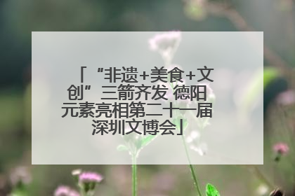“非遗+美食+文创”三箭齐发 德阳元素亮相第二十一届深圳文博会