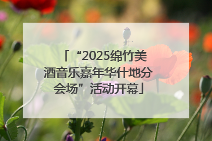 “2025绵竹美酒音乐嘉年华什地分会场”活动开幕
