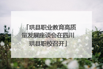 珙县职业教育高质量发展座谈会在四川珙县职校召开
