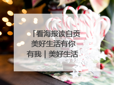 看海报读自贡 美好生活有你有我｜美好生活有“盐”味