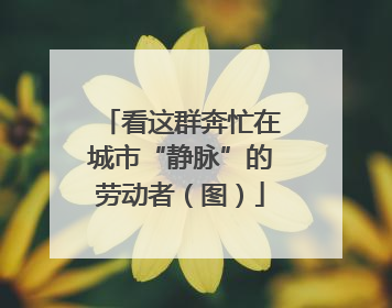 看这群奔忙在城市“静脉”的劳动者（图）