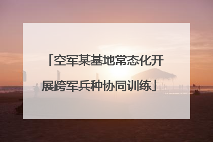 空军某基地常态化开展跨军兵种协同训练
