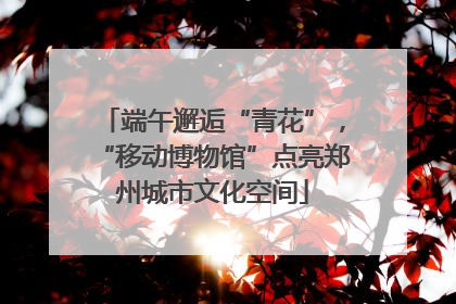 端午邂逅“青花”，“移动博物馆”点亮郑州城市文化空间