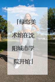 绿岛美术馆在沈阳城市学院开馆
