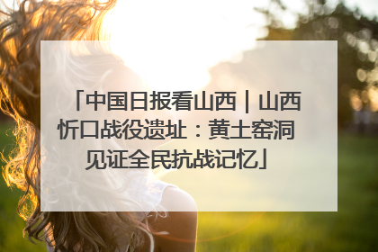 中国日报看山西｜山西忻口战役遗址：黄土窑洞见证全民抗战记忆