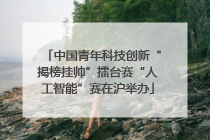 中国青年科技创新“揭榜挂帅”擂台赛“人工智能”赛在沪举办