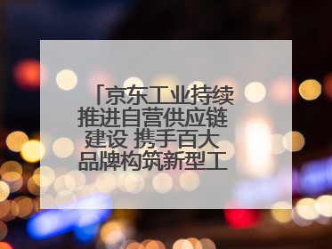 京东工业持续推进自营供应链建设 携手百大品牌构筑新型工业化基础设施