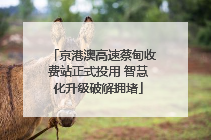 京港澳高速蔡甸收费站正式投用 智慧化升级破解拥堵