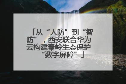 从“人防”到“智防”，西安联合华为云构建秦岭生态保护“数字屏障”