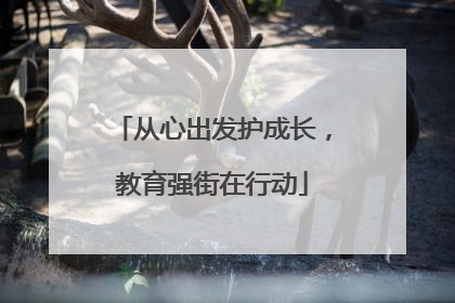 从心出发护成长，教育强街在行动
