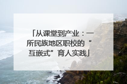 从课堂到产业：一所民族地区职校的“互嵌式”育人实践