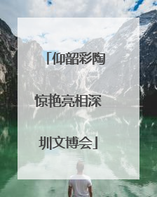 仰韶彩陶惊艳亮相深圳文博会