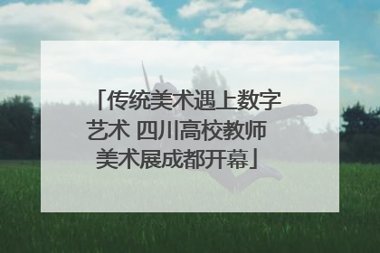 传统美术遇上数字艺术 四川高校教师美术展成都开幕