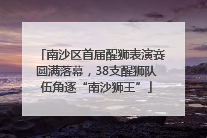 南沙区首届醒狮表演赛圆满落幕，38支醒狮队伍角逐“南沙狮王”