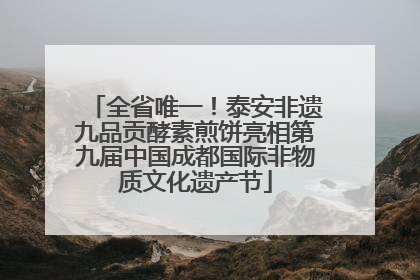 全省唯一！泰安非遗九品贡酵素煎饼亮相第九届中国成都国际非物质文化遗产节