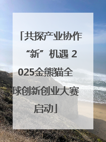 共探产业协作“新”机遇 2025金熊猫全球创新创业大赛启动