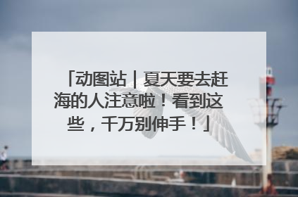 动图站｜夏天要去赶海的人注意啦！看到这些，千万别伸手！