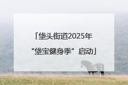 垡头街道2025年“垡宝健身季”启动