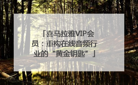 喜马拉雅VIP会员：重构在线音频行业的“黄金钥匙”