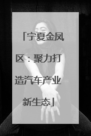 宁夏金凤区：聚力打造汽车产业新生态