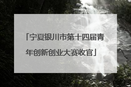 宁夏银川市第十四届青年创新创业大赛收官