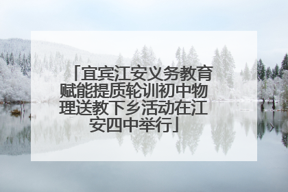 宜宾江安义务教育赋能提质轮训初中物理送教下乡活动在江安四中举行