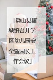微山县驩城镇召开学区幼儿园安全暨园长工作会议