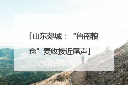 山东郯城：“鲁南粮仓”麦收接近尾声