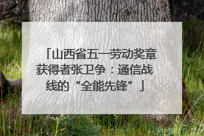 山西省五一劳动奖章获得者张卫争：通信战线的“全能先锋”