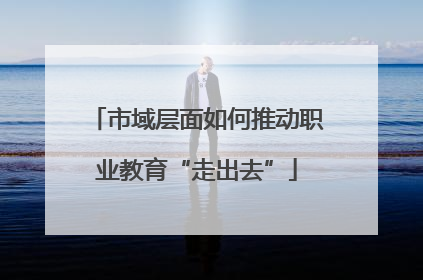 市域层面如何推动职业教育“走出去”