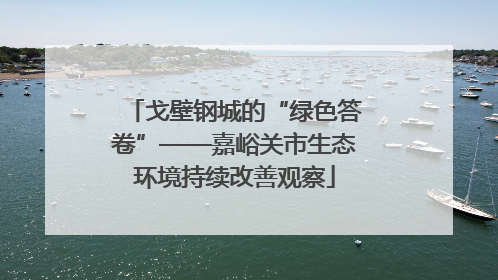 戈壁钢城的“绿色答卷”——嘉峪关市生态环境持续改善观察