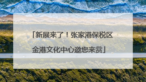 新展来了！张家港保税区金港文化中心邀您来赏