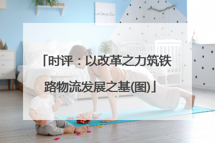 时评：以改革之力筑铁路物流发展之基(图)