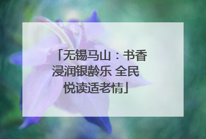 无锡马山：书香浸润银龄乐 全民悦读适老情