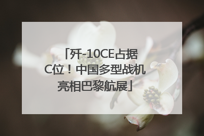 歼-10CE占据C位！中国多型战机亮相巴黎航展