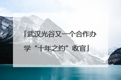 武汉光谷又一个合作办学“十年之约”收官