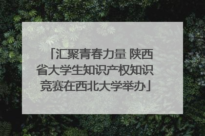 汇聚青春力量 陕西省大学生知识产权知识竞赛在西北大学举办