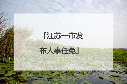 江苏一市发布人事任免