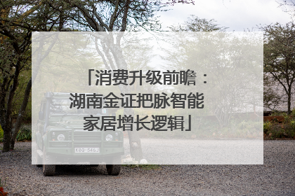 消费升级前瞻：湖南金证把脉智能家居增长逻辑