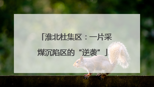 淮北杜集区：一片采煤沉陷区的“逆袭”