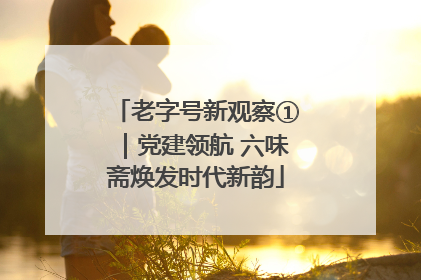 老字号新观察①｜党建领航 六味斋焕发时代新韵