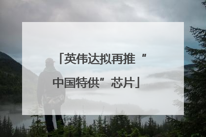 英伟达拟再推“中国特供”芯片