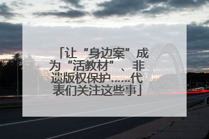 让“身边案”成为“活教材”、非遗版权保护……代表们关注这些事