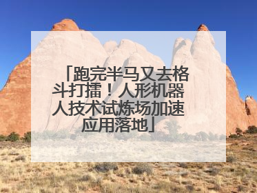 跑完半马又去格斗打擂！人形机器人技术试炼场加速应用落地